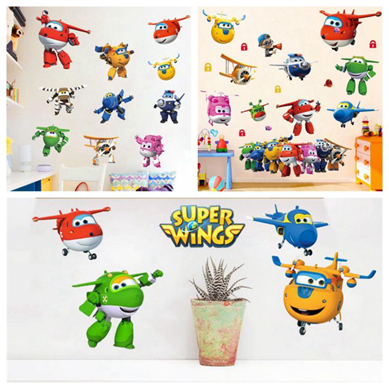 Baby Nursery Design - Hot Cartoon Super Vleugels Vervorming Vliegtuig