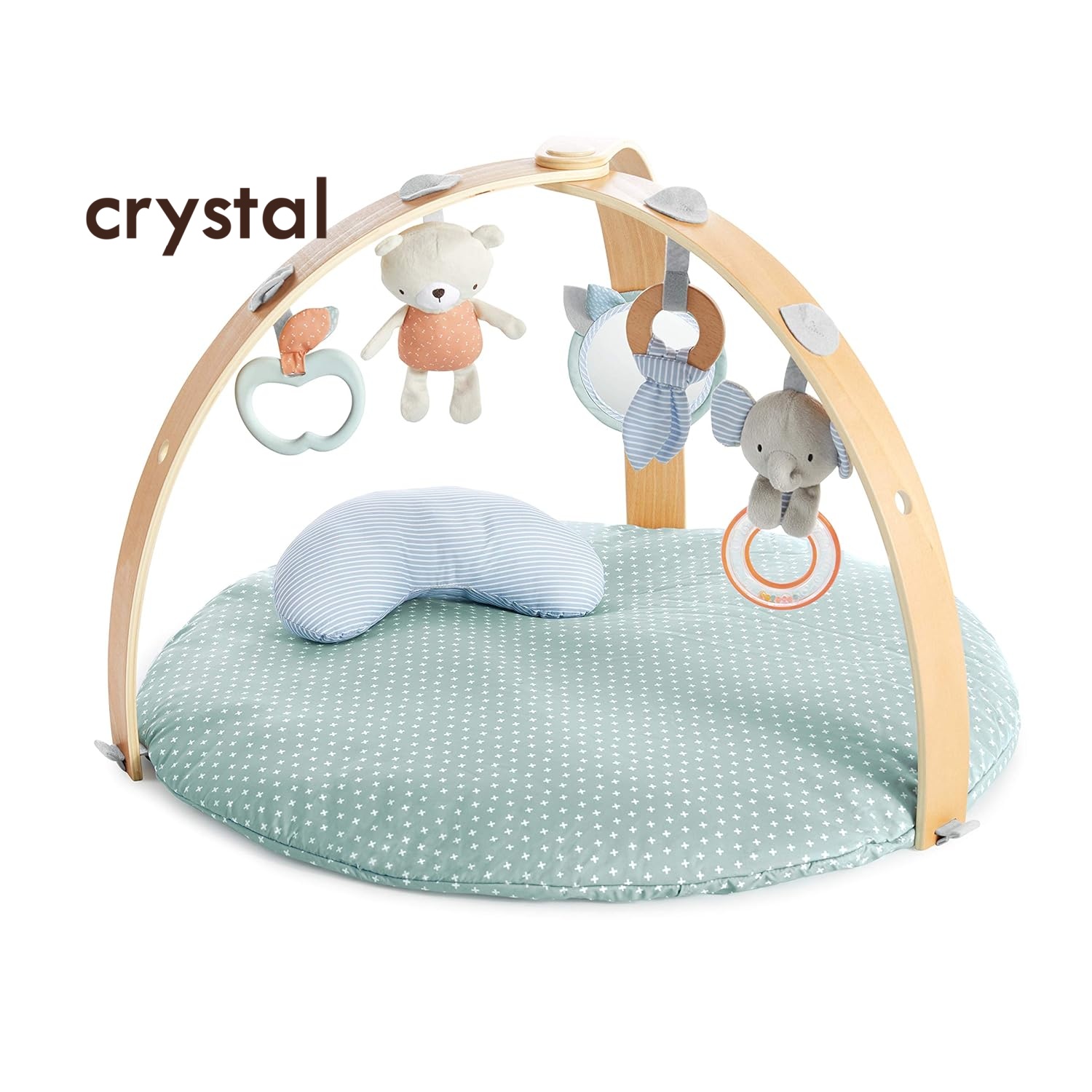 Baby Nursery Design - Speelgym van natuurlijk dennenhout in Scandinavische
