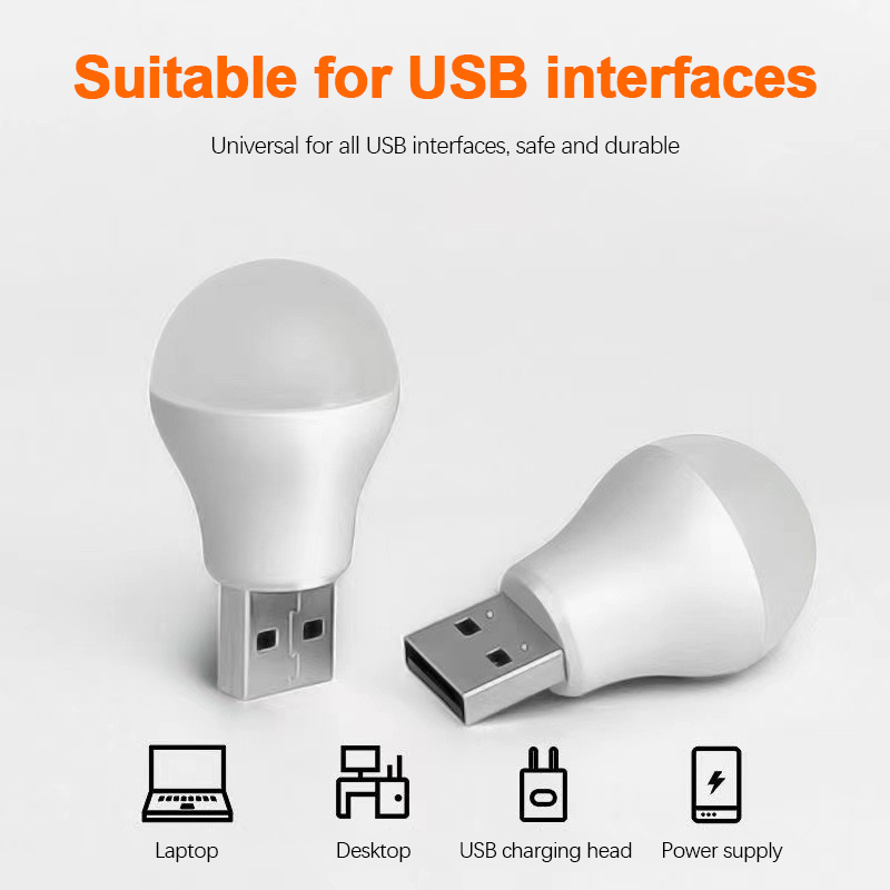 Baby Nursery Light Fixture - 1-5 stks LED Nachtlampje Mini USB