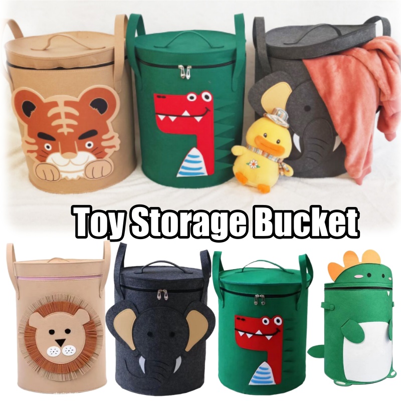 Baby Nursery Basket - Cartoon Dieren Opbergmanden Grote Capaciteit Opvouwbare