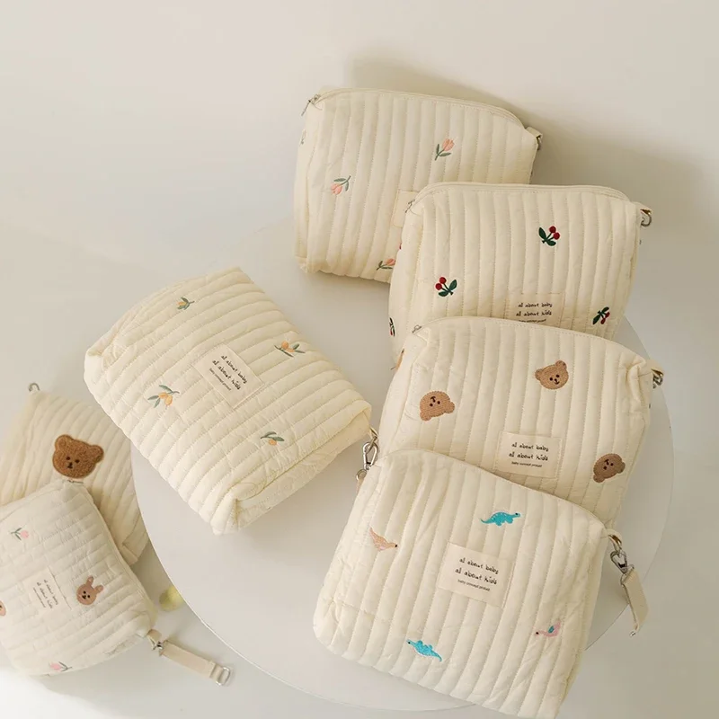 Diaper Caddy Organizer - Katoenen luiertas voor kinderwagen, hangende tas