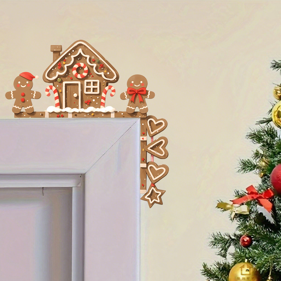 Baby Nursery Design - Peperkoekhuis & Man Kerst muursticker verwijderbare