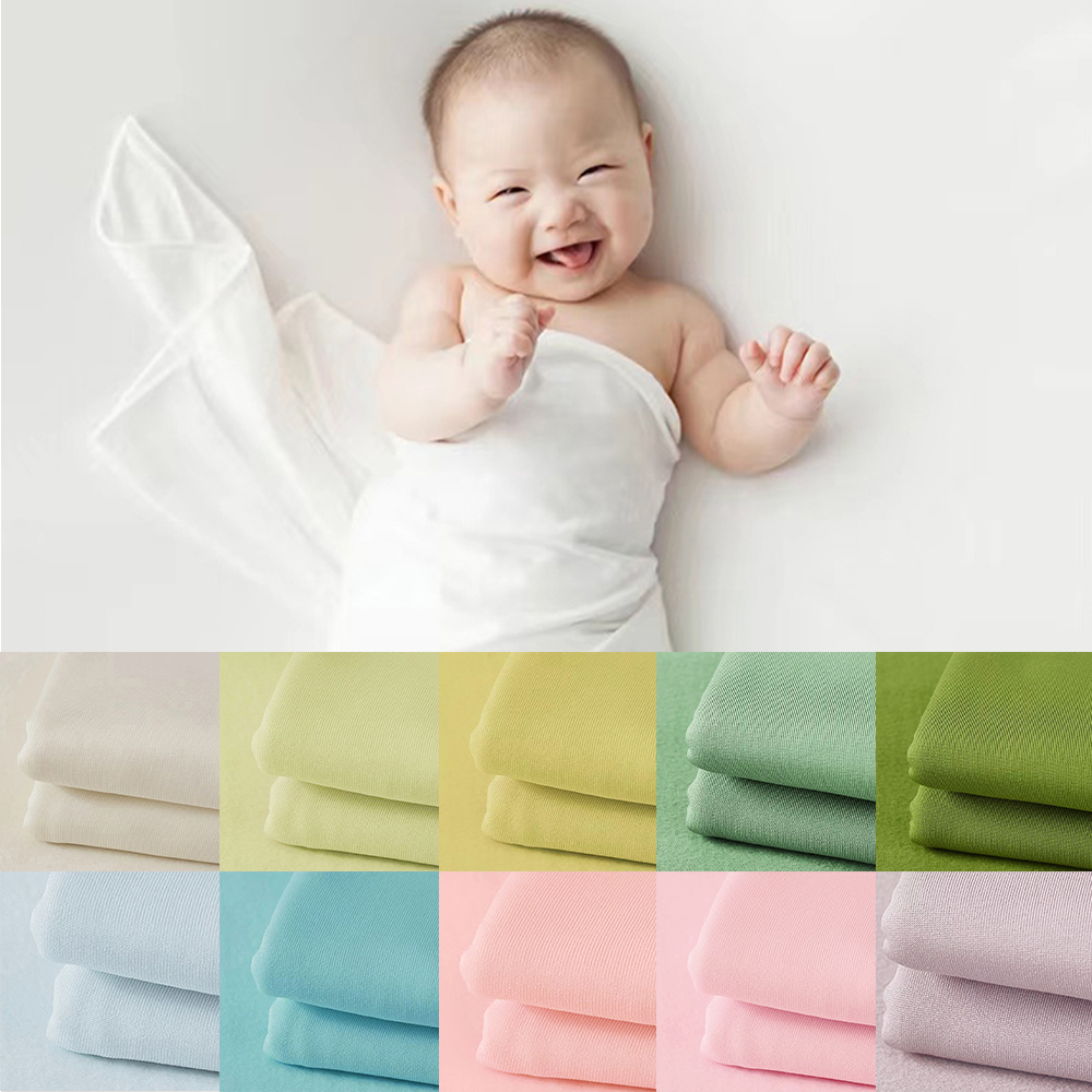 Baby Wrap Stretchy - Zachte pasgeboren fotografie achtergrond deken rekwisieten