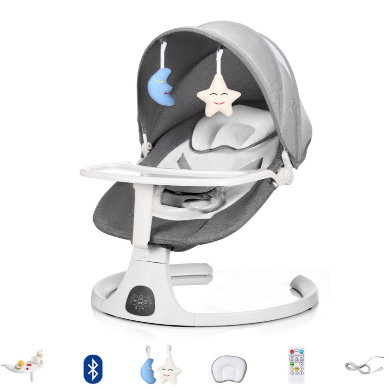 Baby Nursery Rocking Chair - Baby Elektrische Schommelstoel Pasgeborenen Slapen Wieg