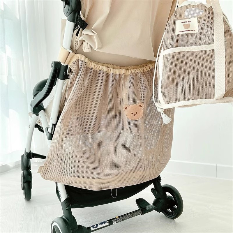 Diaper Caddy Organizer - Herbruikbare kinderwagen hangende tas zomer mesh