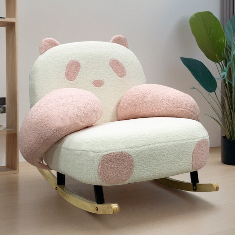 Baby Nursery Rocking Chair - Babywieg van zachte stof, moderne wiegstoel,