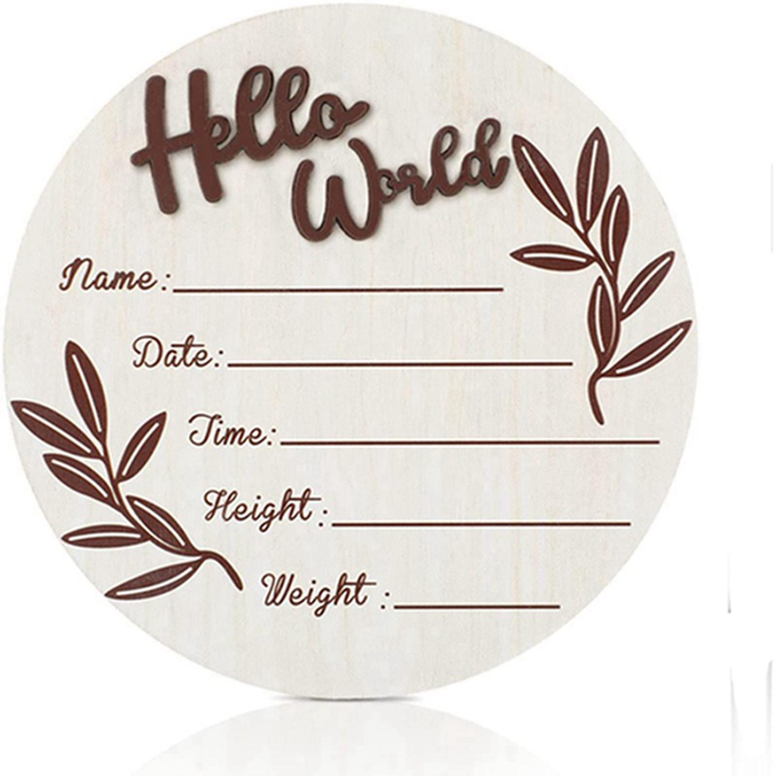 Set van 18 houten baby mijlpaa - Milestone Card Set recensie en prijs