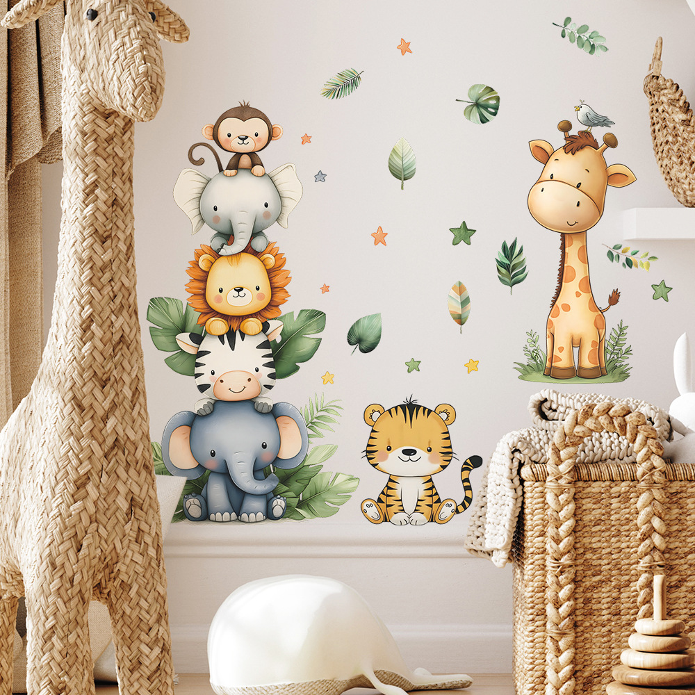Boho bosdieren muurstickers vo - Baby Nursery Design recensie en prijs