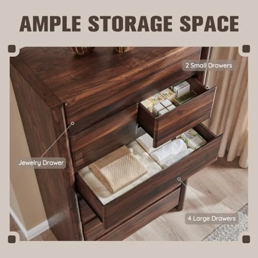 Modern dressoir met zeven lade - Drawer Dresser White recensie en prijs
