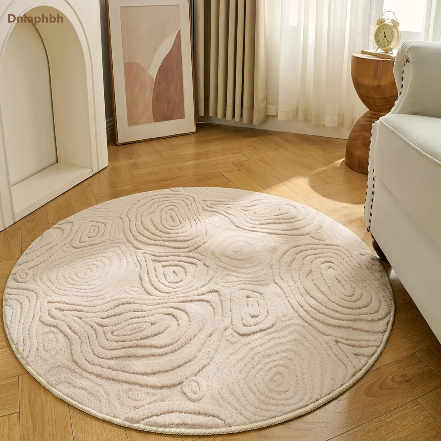 Dnlaphbh 3D Geometrisch Rond V - Baby Nursery Rug recensie en prijs