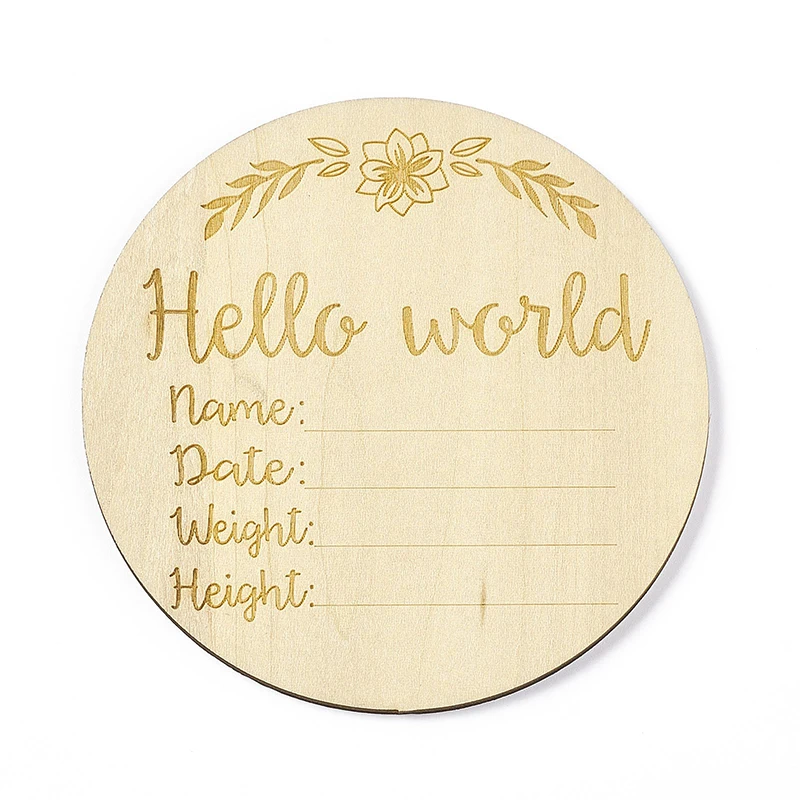 Houten babygroei souvenirkaart - Milestone Card Set recensie en prijs