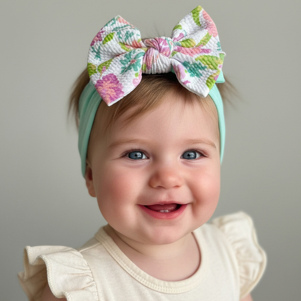Grote nylon hoofdband met prin - Baby Wrap Stretchy recensie en prijs