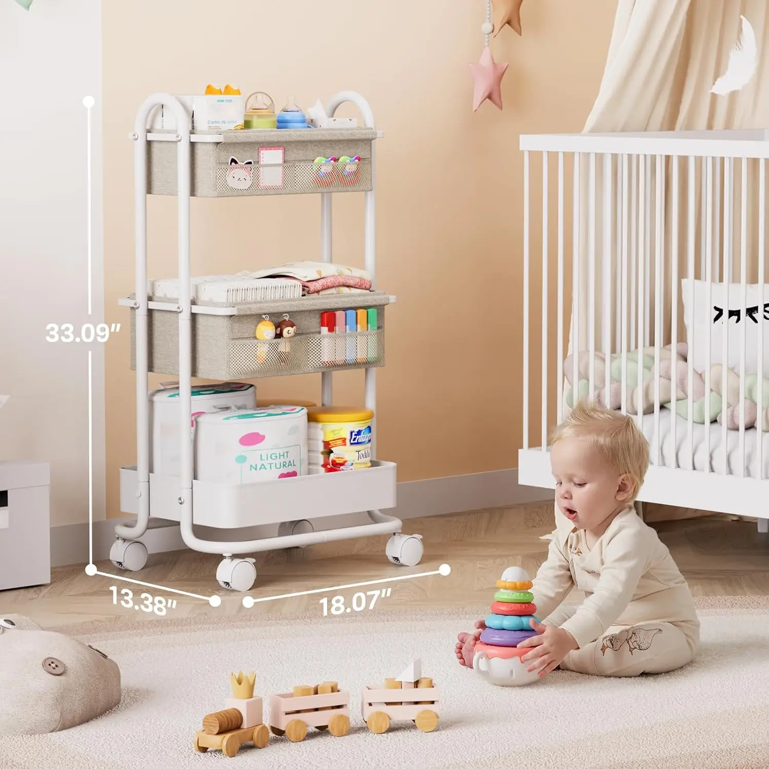 Baby Luiers Caddy Organizer 3- - Diaper Caddy Organizer recensie en prijs