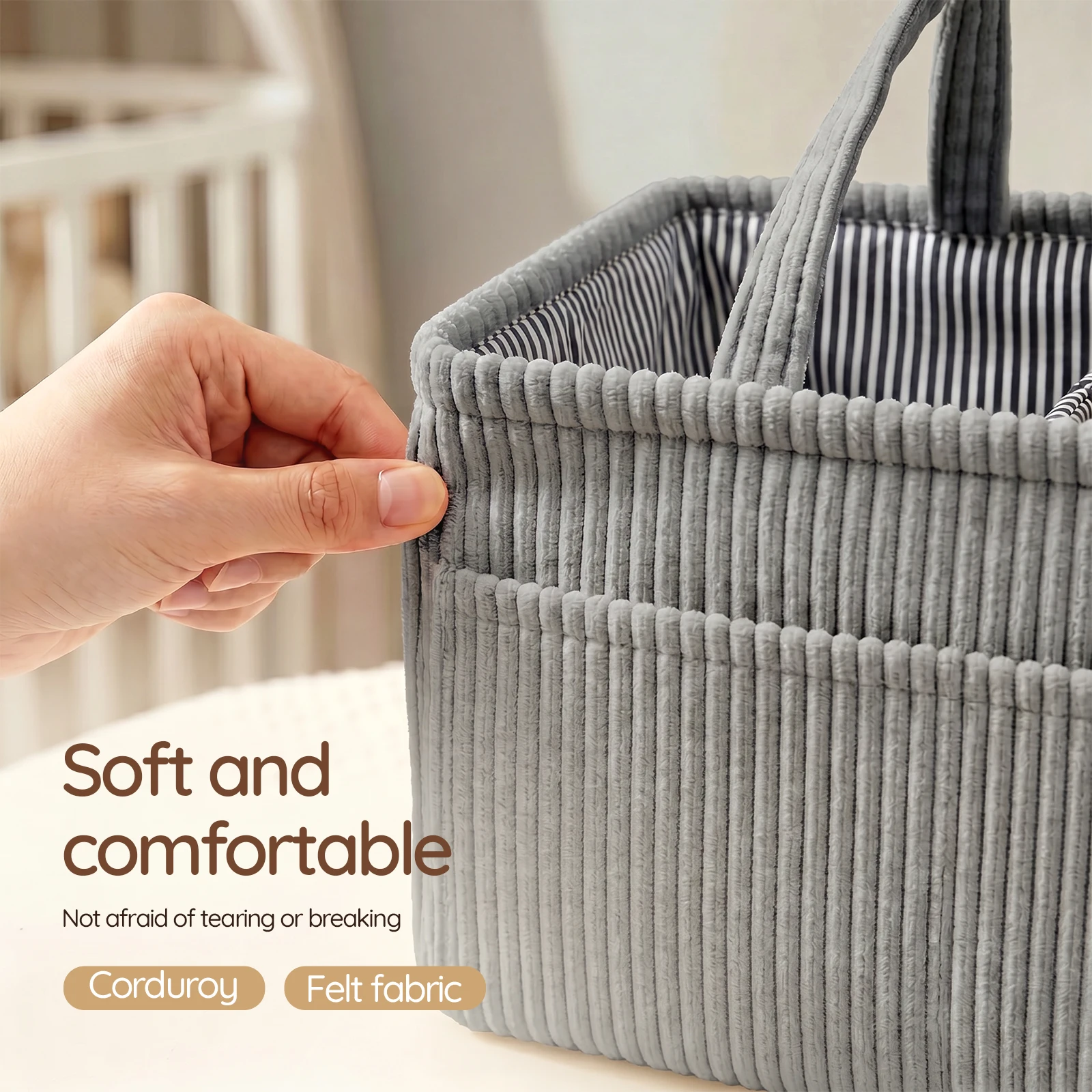 Opvouwbare luiers opbergmand v - Diaper Caddy Organizer recensie en prijs