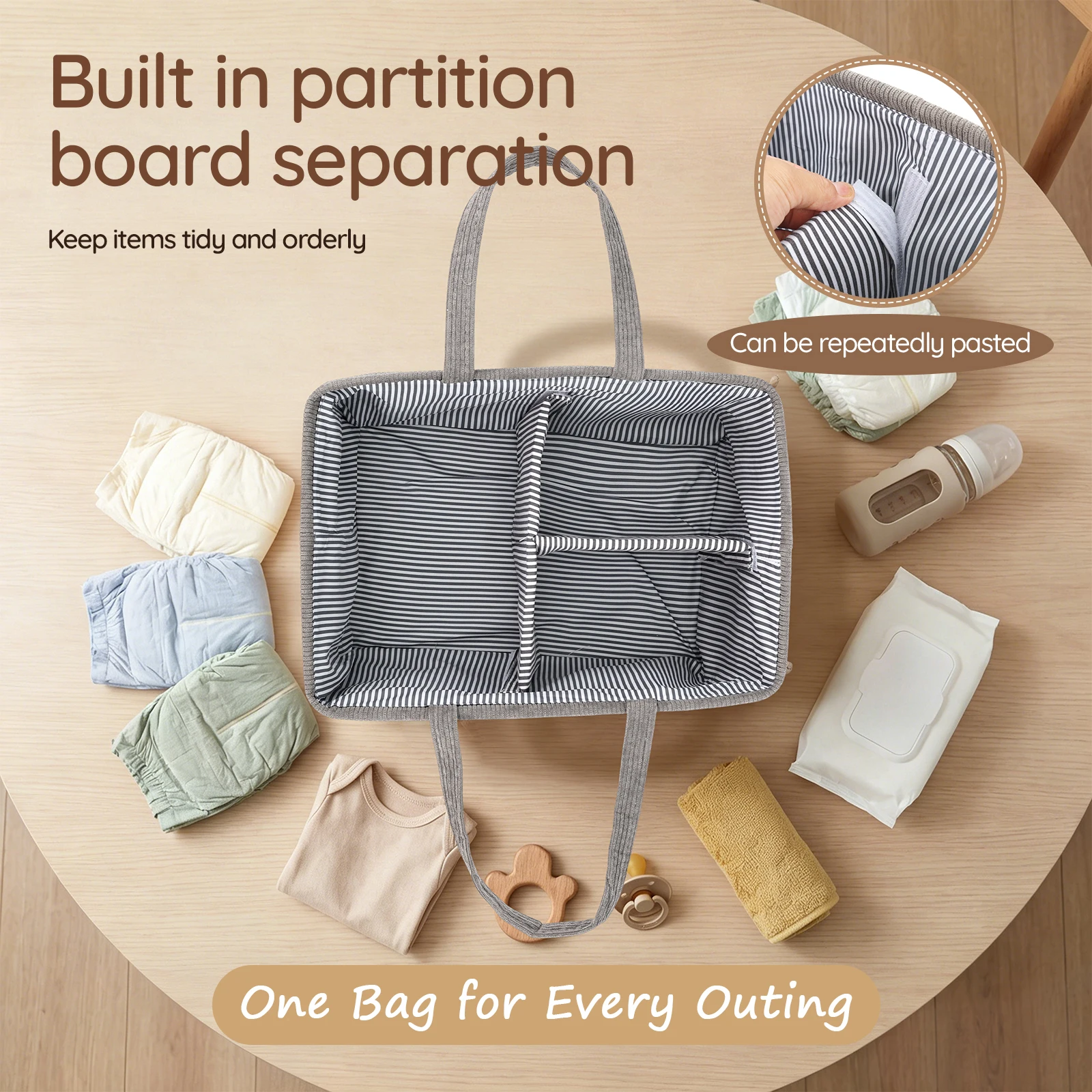 Opvouwbare luiers opbergmand v - Diaper Caddy Organizer recensie en prijs