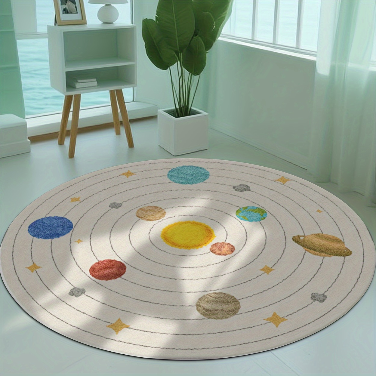 Schattig rond kinderkamerkleed - Baby Nursery Rug recensie en prijs