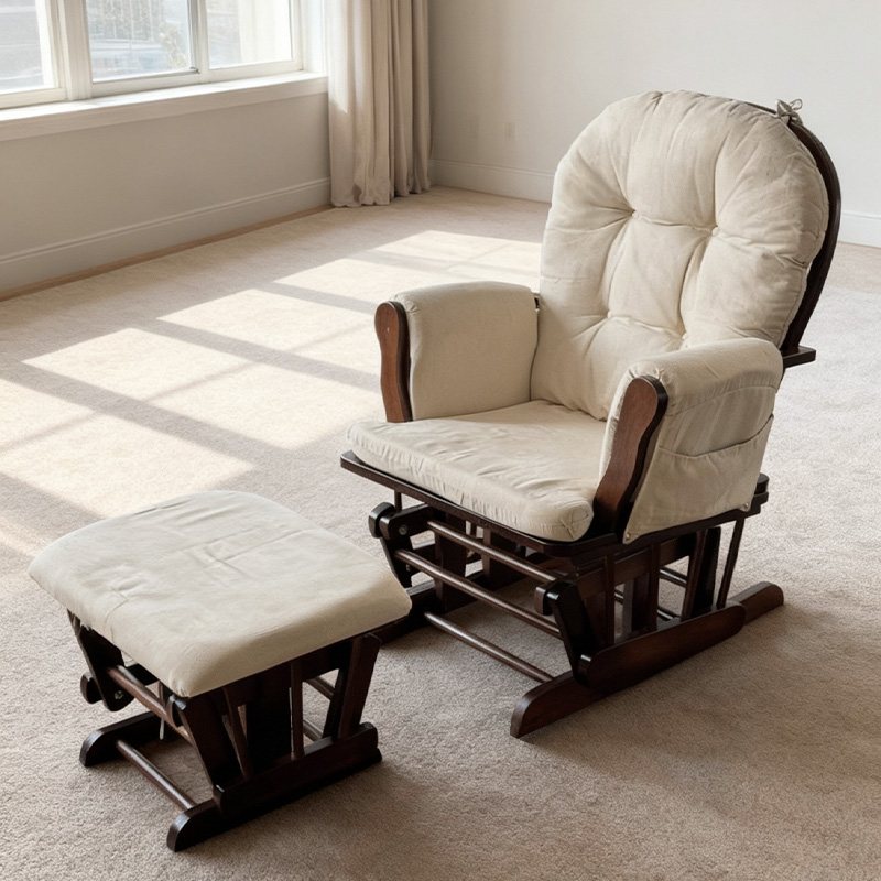 Moderne houten wiegstoel voor  - Baby Nursery Rocking Chair recensie en prijs