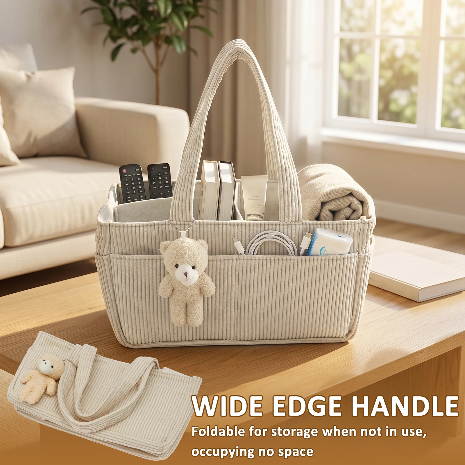 Reistas voor moeders, opvouwba - Diaper Caddy Organizer recensie en prijs