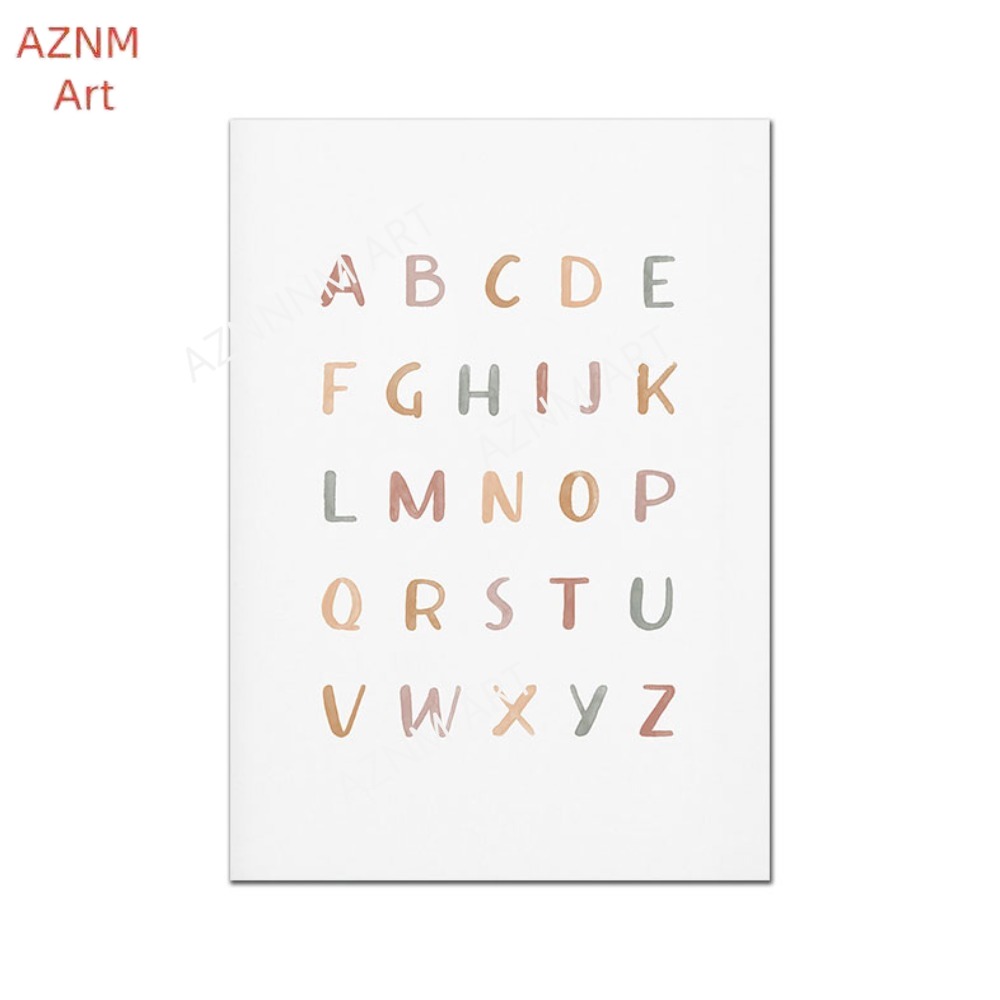 1/3 STKS, Poster Custom ABC 12 - Baby Nursery Pictures recensie en prijs