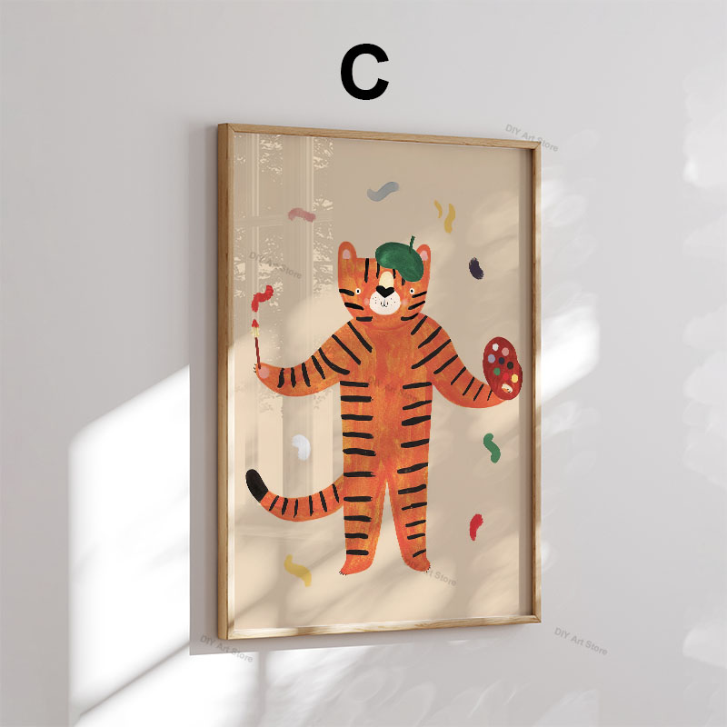 Grappige cartoon dieren kinder - Baby Nursery Design recensie en prijs