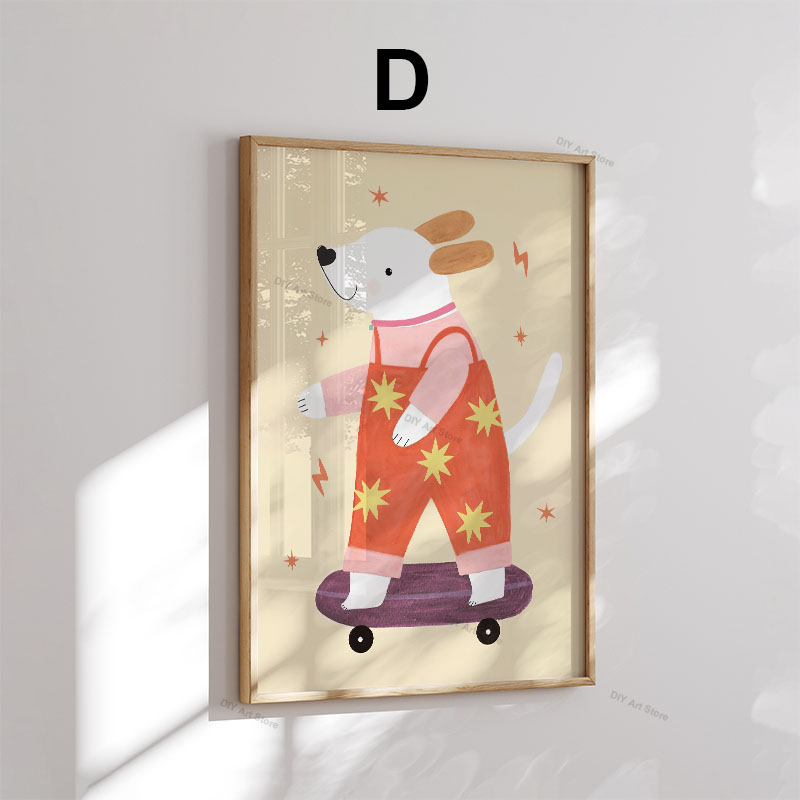 Grappige cartoon dieren kinder - Baby Nursery Design recensie en prijs