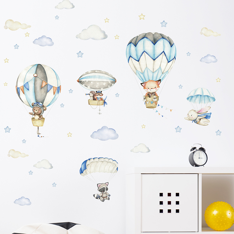 Cartoon Schattige Dieren Lucht - Baby Nursery Design recensie en prijs