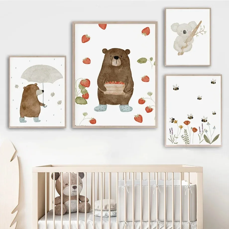 Leuke Boho Animal Bear Hedgeho - Baby Nursery Design recensie en prijs