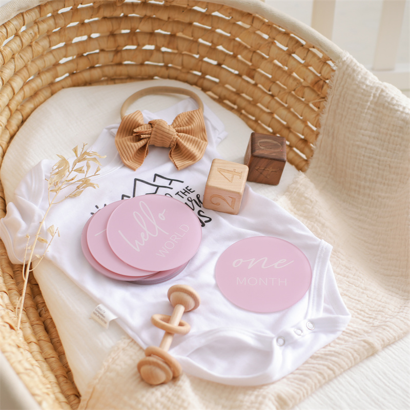 13pcs Baby Acryl Mijlpaal Numm - Milestone Card Set recensie en prijs