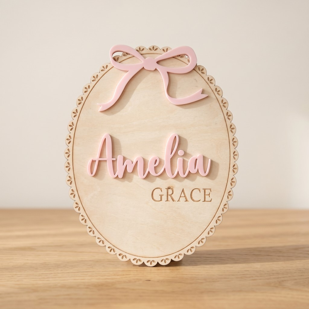 1Pc Custom Bow Lace Edge Baby  - Baby Nursery Gifts recensie en prijs