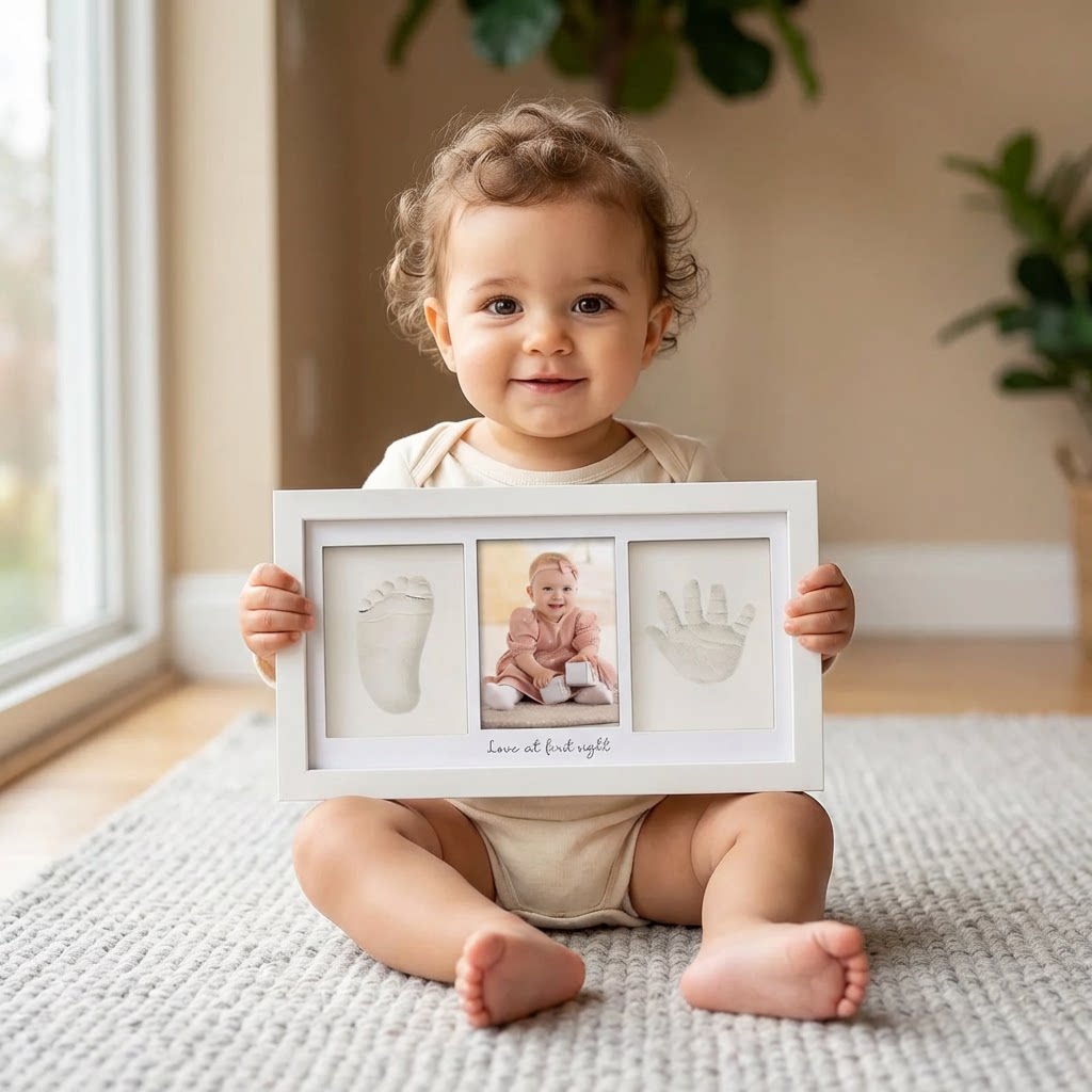 Baby Handafdruk Voetafdruk Kle - Baby Nursery Design recensie en prijs