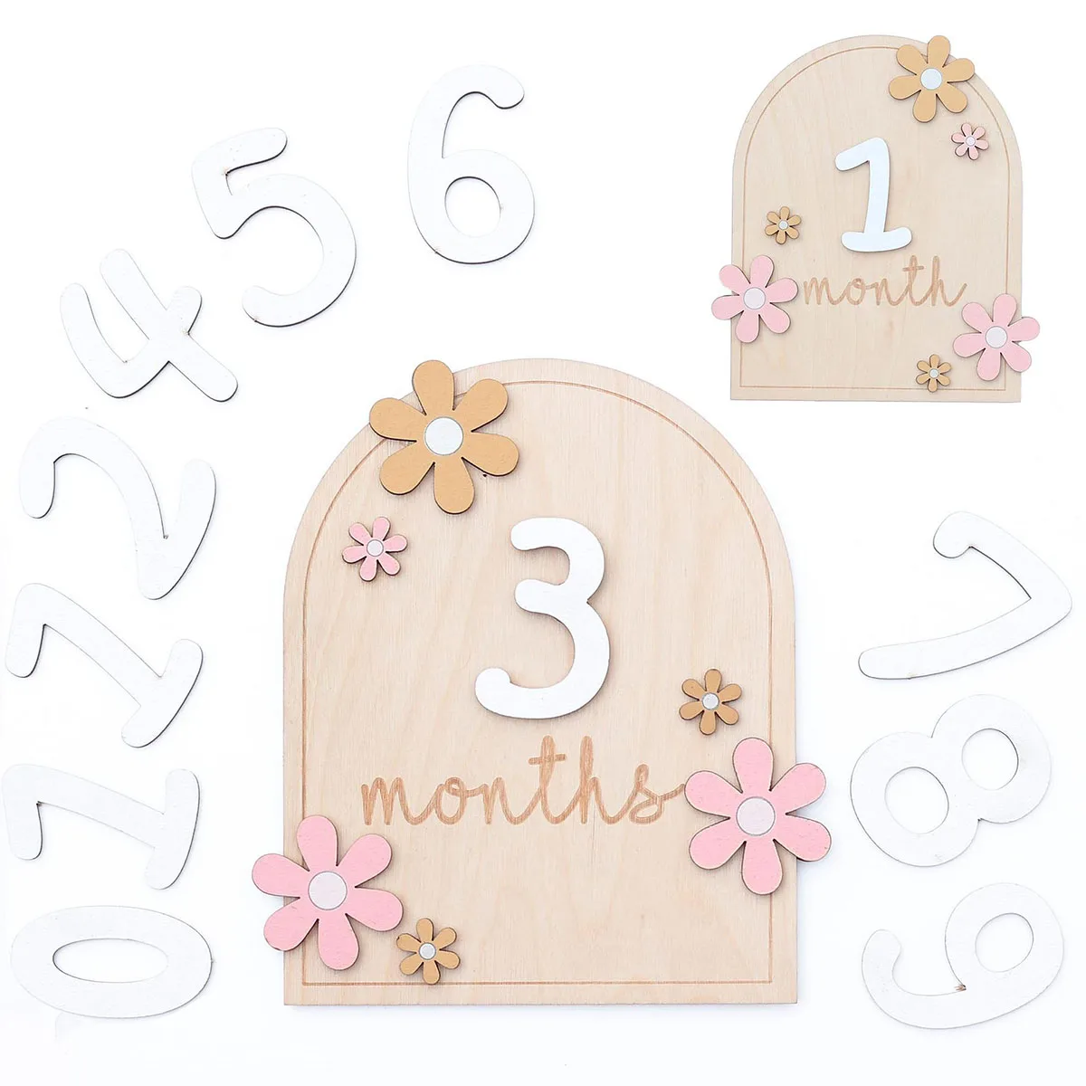 Meisjes Jongens Pasgeboren Fot - Milestone Card Set recensie en prijs