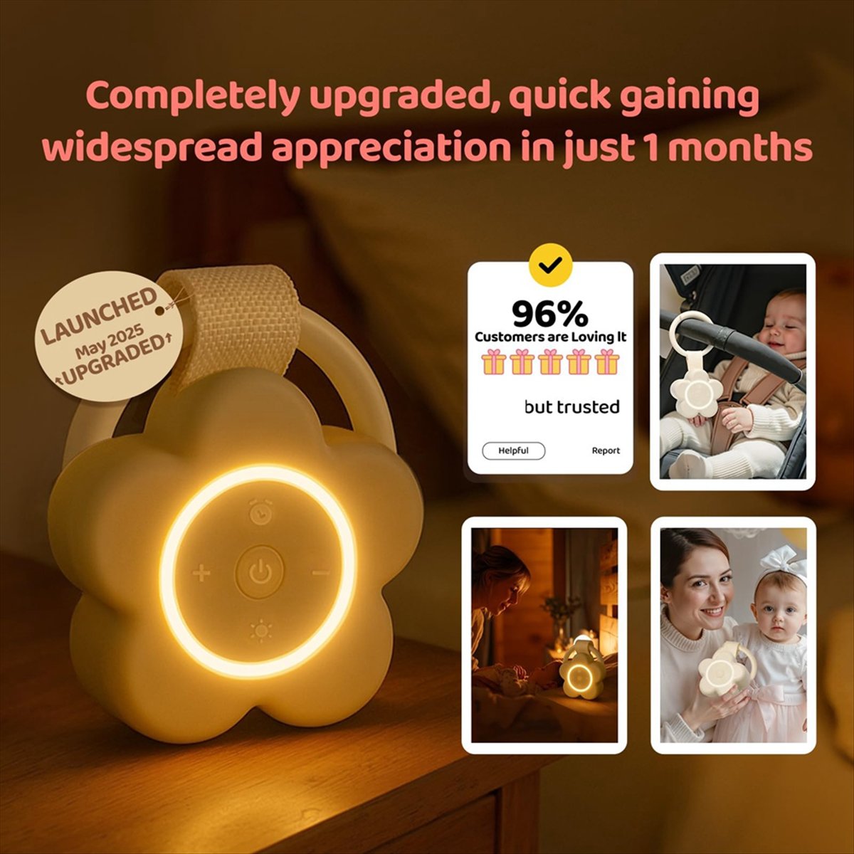 Prachtig - draagbare witte rui - Baby Sound Machine White recensie en prijs