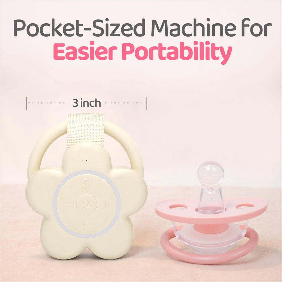 Prachtig - draagbare witte rui - Baby Sound Machine White recensie en prijs