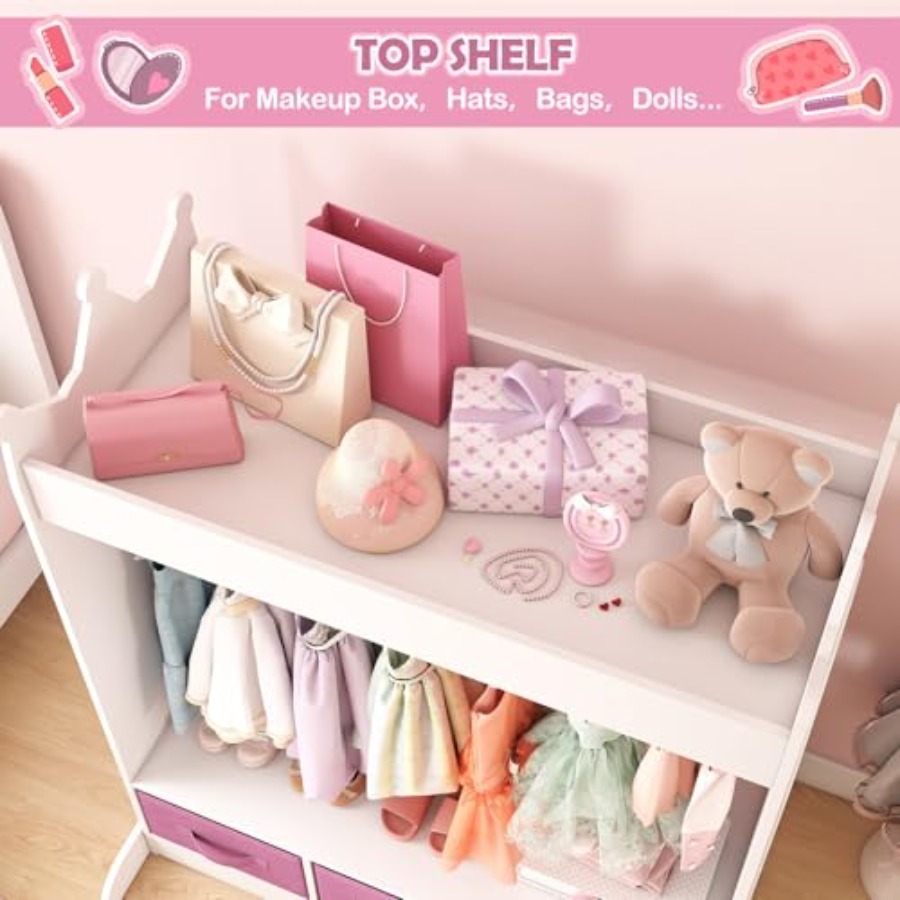 Opbergkast met spiegel en lade - Drawer Dresser White recensie en prijs