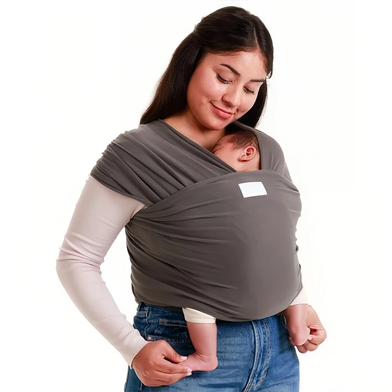 Zachte, elastische baby draagd - Baby Wrap Stretchy recensie en prijs