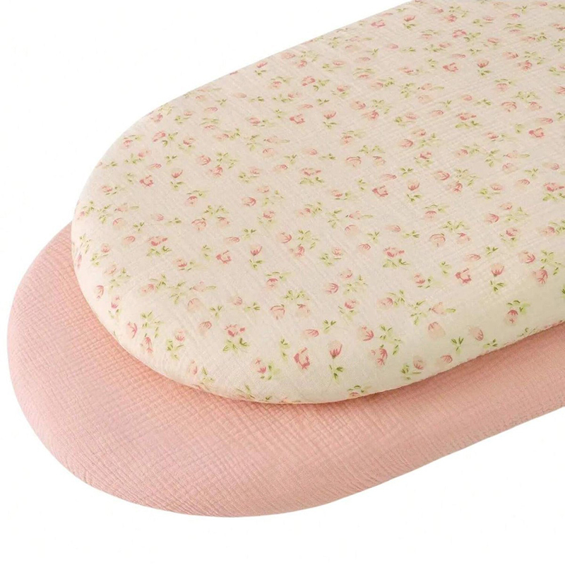 Mousseline Wieg Lakens voor Ba - Baby Nursery Basket recensie en prijs
