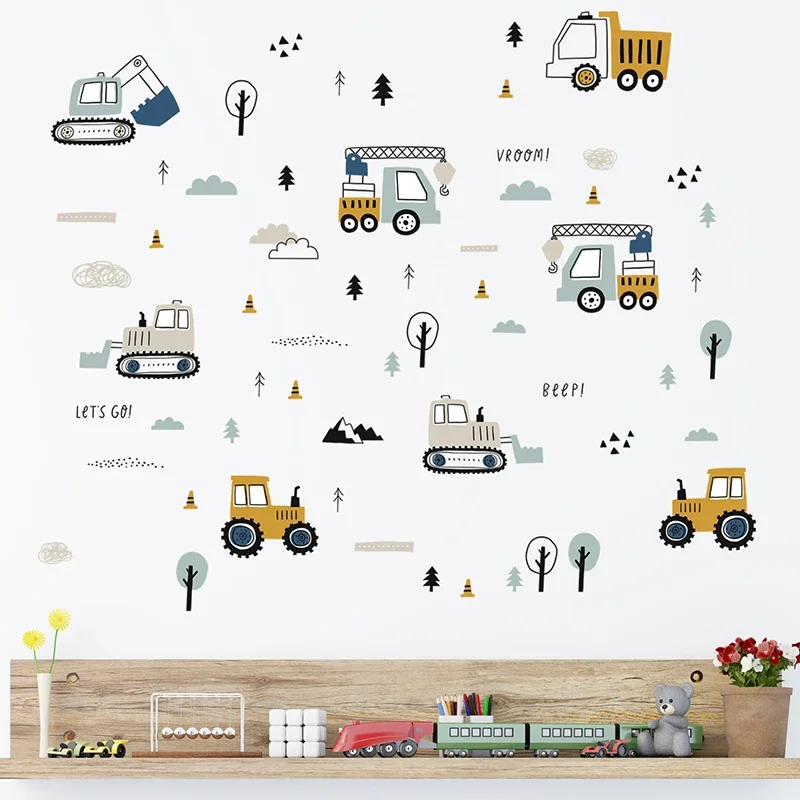 Handgetekende schattige auto's - Baby Nursery Design recensie en prijs