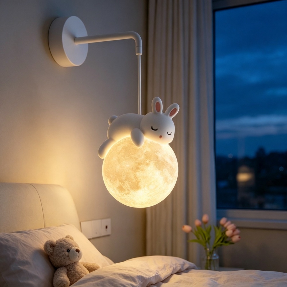 Schattige dierenwandlamp Wit K - Baby Nursery Light recensie en prijs