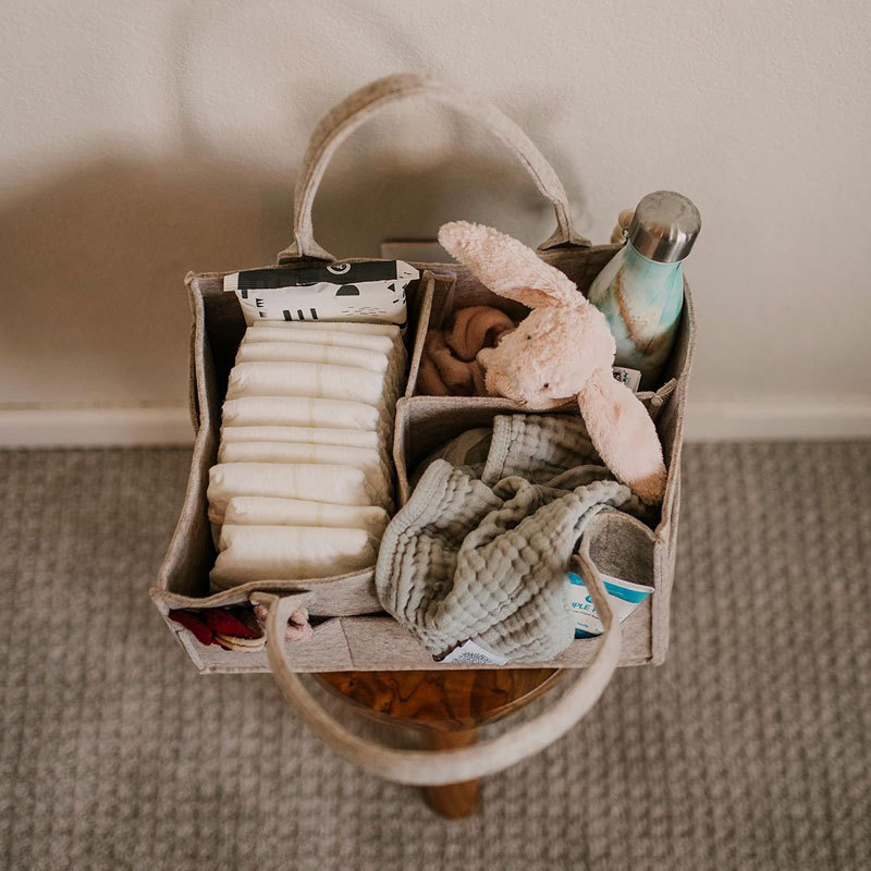Luiercaddy - Opbergbak voor ki - Baby Nursery Basket recensie en prijs