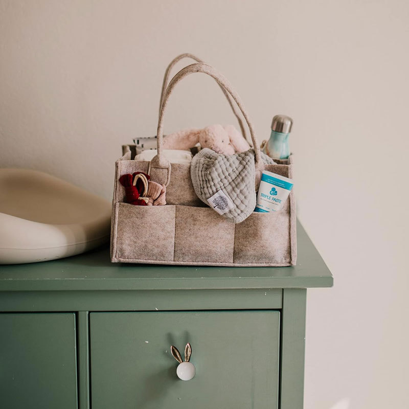 Luiercaddy - Opbergbak voor ki - Baby Nursery Basket recensie en prijs
