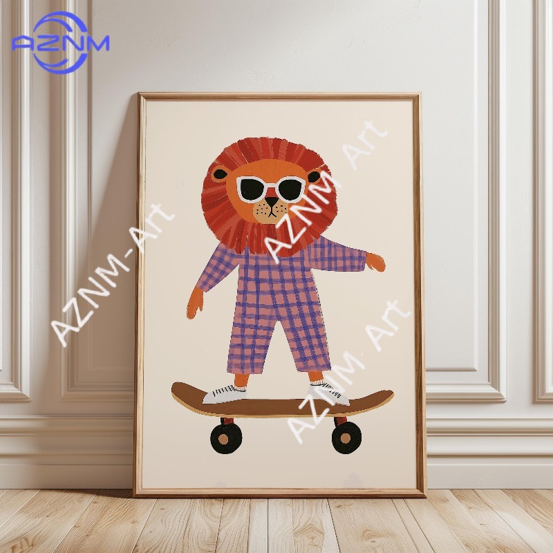 1PC Grappige Dieren Skateboard - Baby Nursery Design recensie en prijs