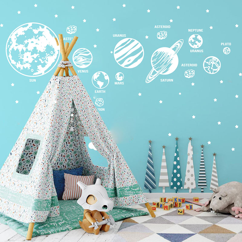Grote Planeten Zonnestelsel Ru - Baby Nursery Design recensie en prijs
