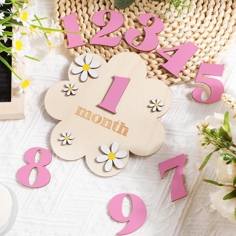 Houten baby maandelijkse mijlp - Milestone Card Set recensie en prijs