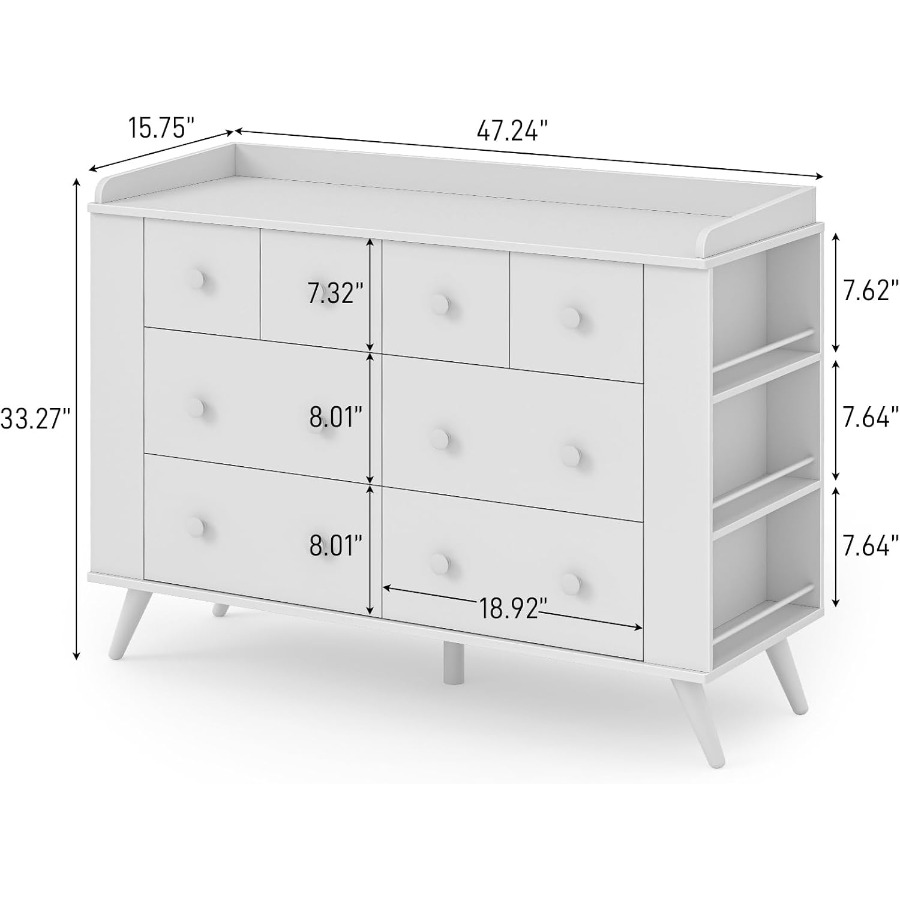 Babykast, kast met 8 lades voo - Baby Nursery Design recensie en prijs