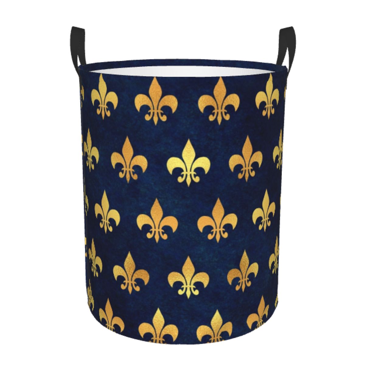 Royal Gold Blue Grunge Fleur D - Baby Nursery Basket recensie en prijs