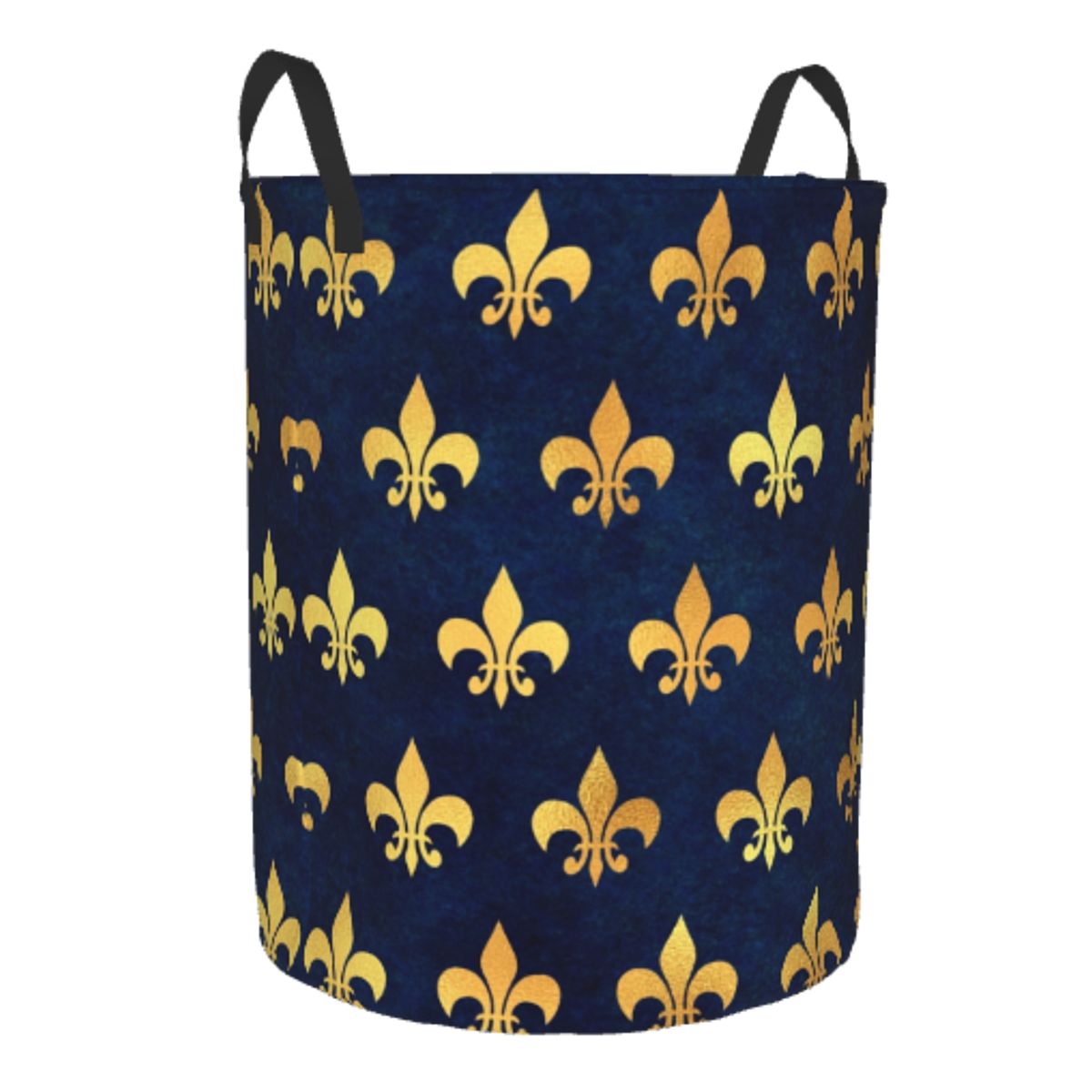 Royal Gold Blue Grunge Fleur D - Baby Nursery Basket recensie en prijs