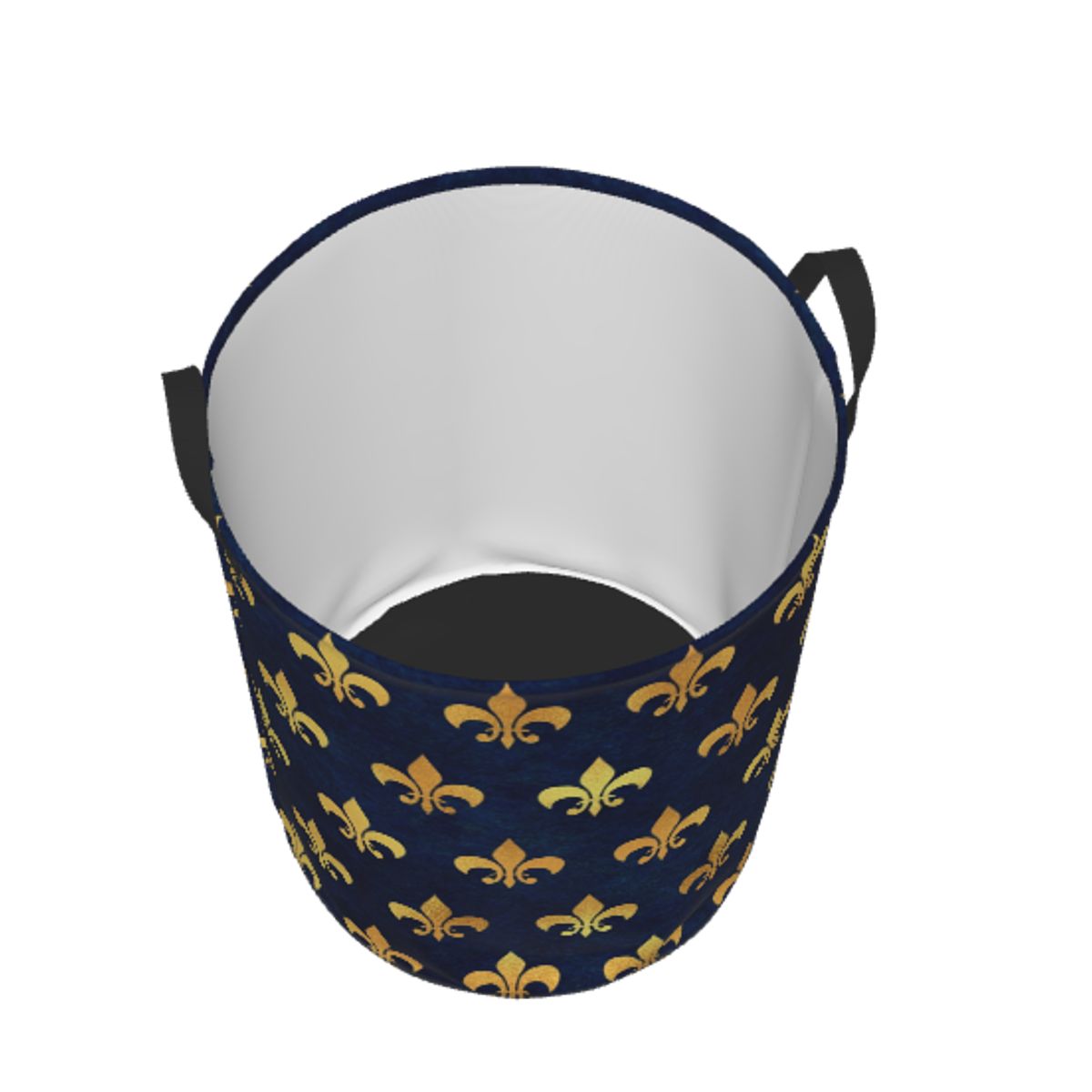 Royal Gold Blue Grunge Fleur D - Baby Nursery Basket recensie en prijs
